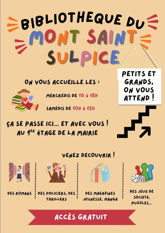 Affiche Bibliothéque 2026